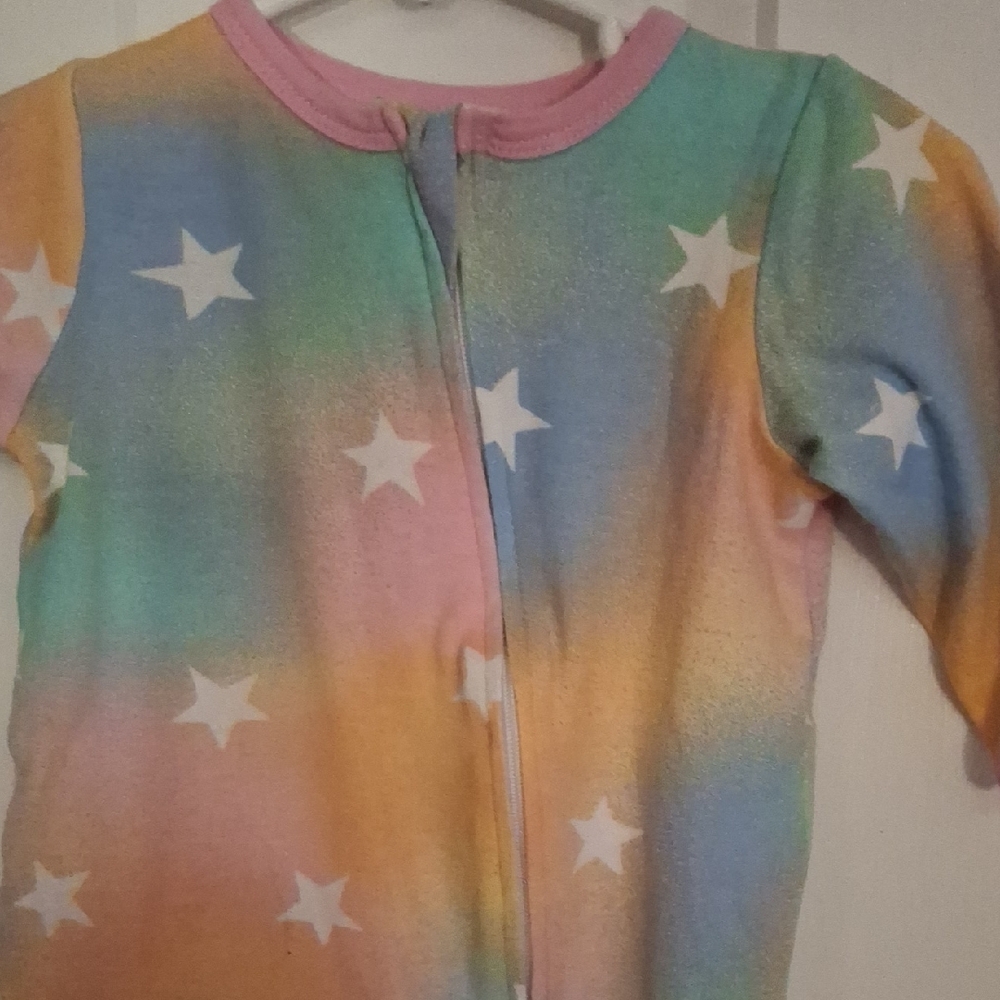 Cuddl Duds Multicolor Star Kids One Piece - Picture 4 of 6